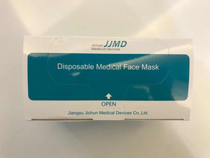 JJMD 3-ply Disposable Face Masks